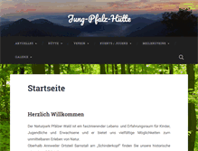 Tablet Screenshot of jung-pfalz-huette.de